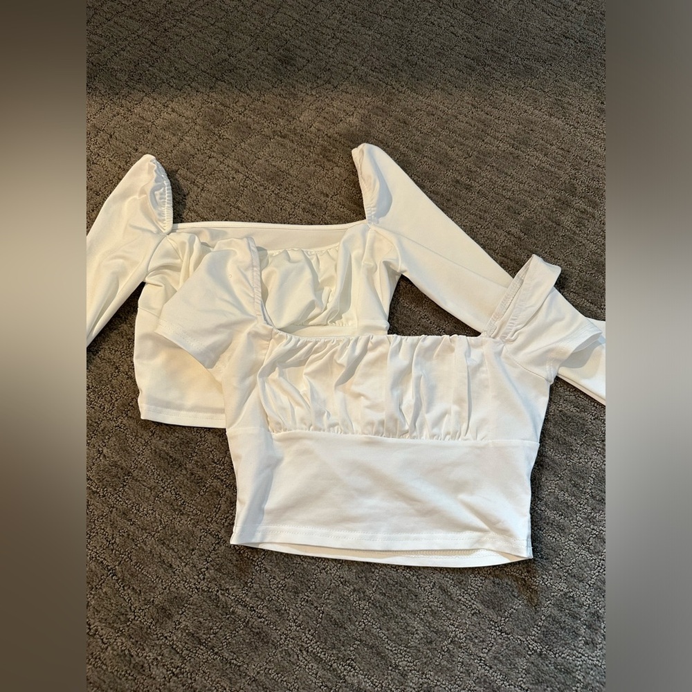 Like New SHEIN Square Neck Crop Top Bundle